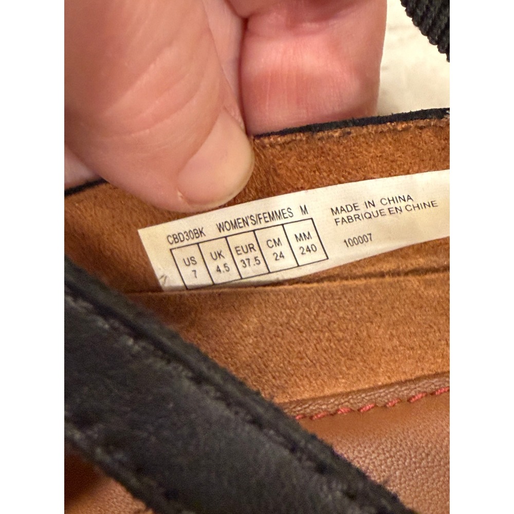 Cobb Hill Angelina Women's Black Leather T Strap Vintage Inspired Comfort Size 7 - Picture 2 of 7